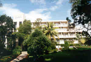 The main building, land side